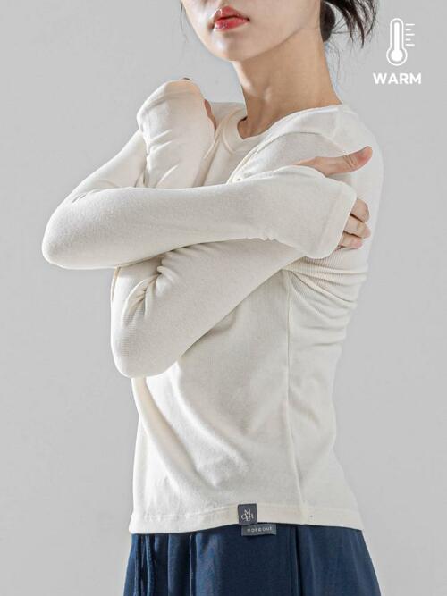 골지 웜 롱 슬리브 3TT4370