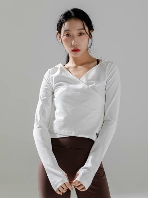 코튼 슬림 랩후드 3TT3342