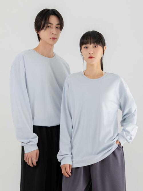 뉴트럴 베이직 롱 티셔츠 3TT5384