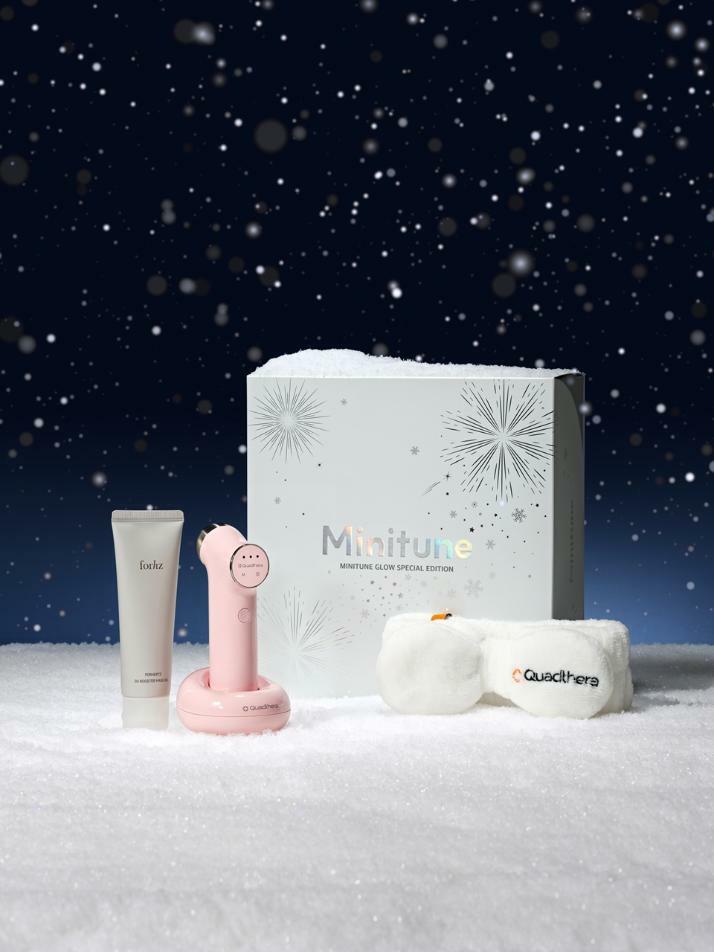 [1위 홈케어] 쿼드쎄라 미니튠 피부관리기 초음파 얼굴 마사지기 뷰티디바이스