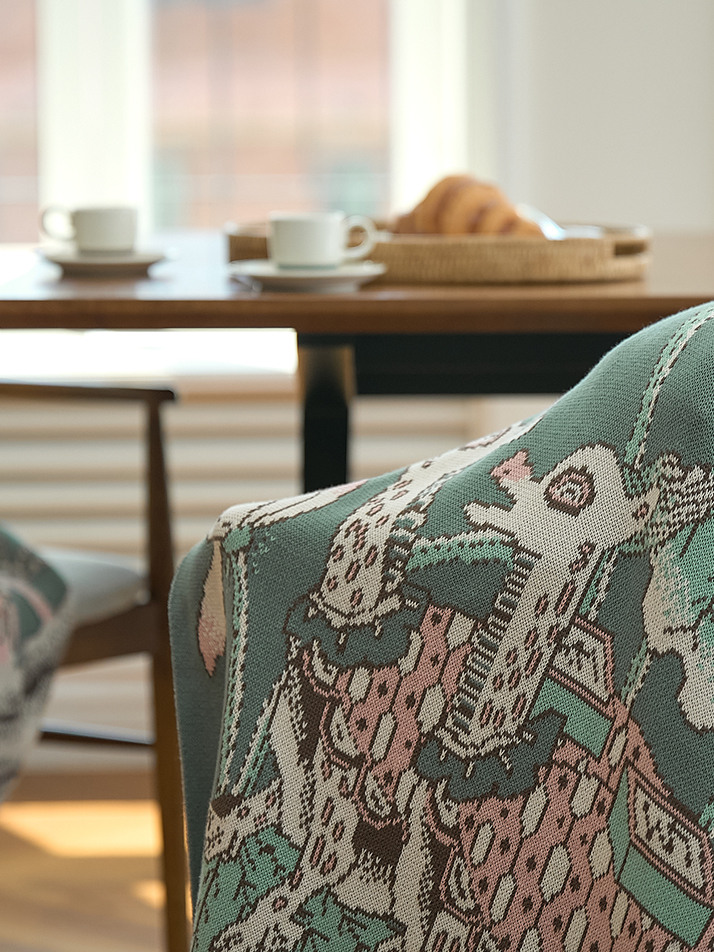 스마일 장생도(거북) 블랭킷