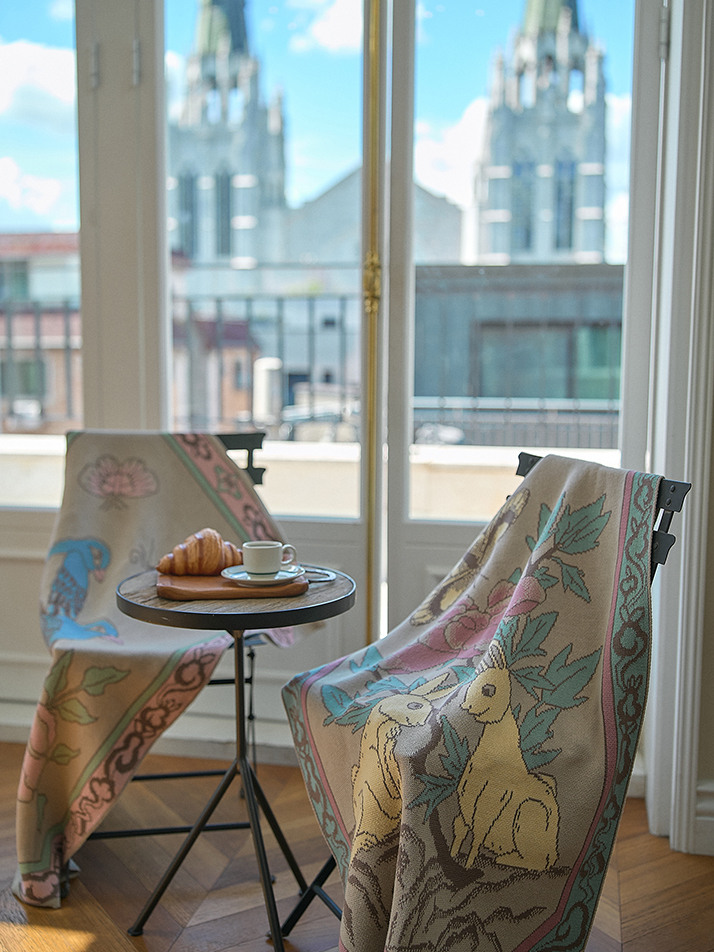 토끼커플 블랭킷