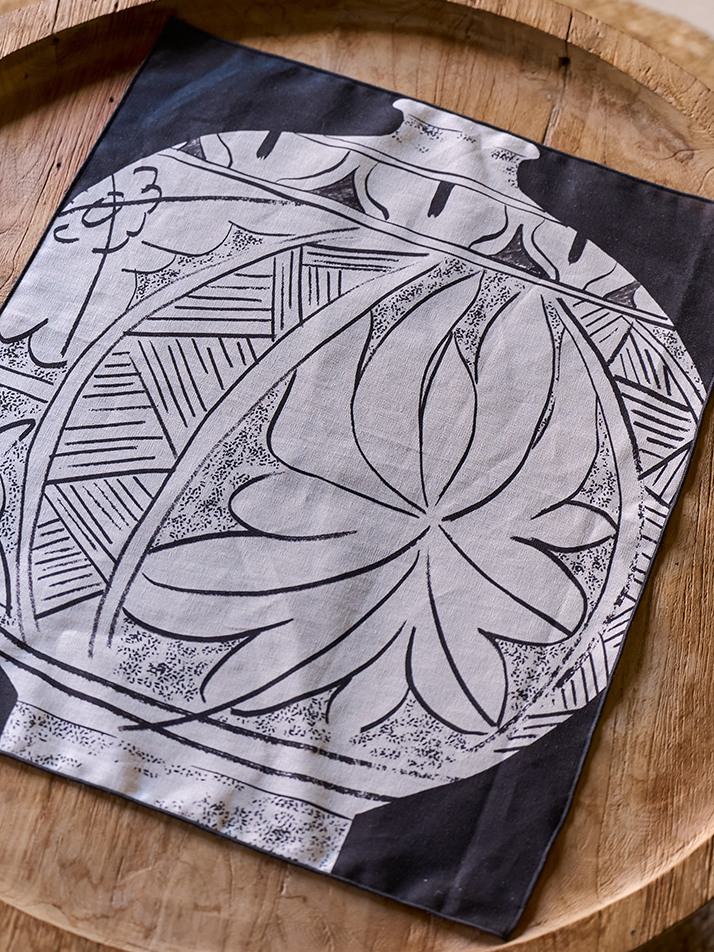 분청사기 편병 패브릭