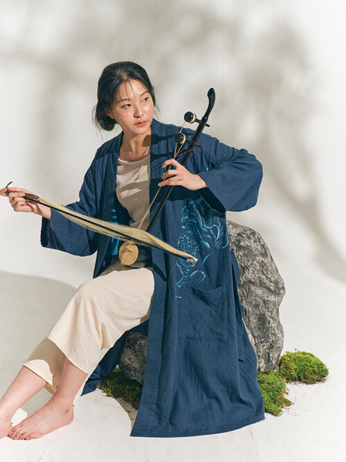 한복 로브 호작도