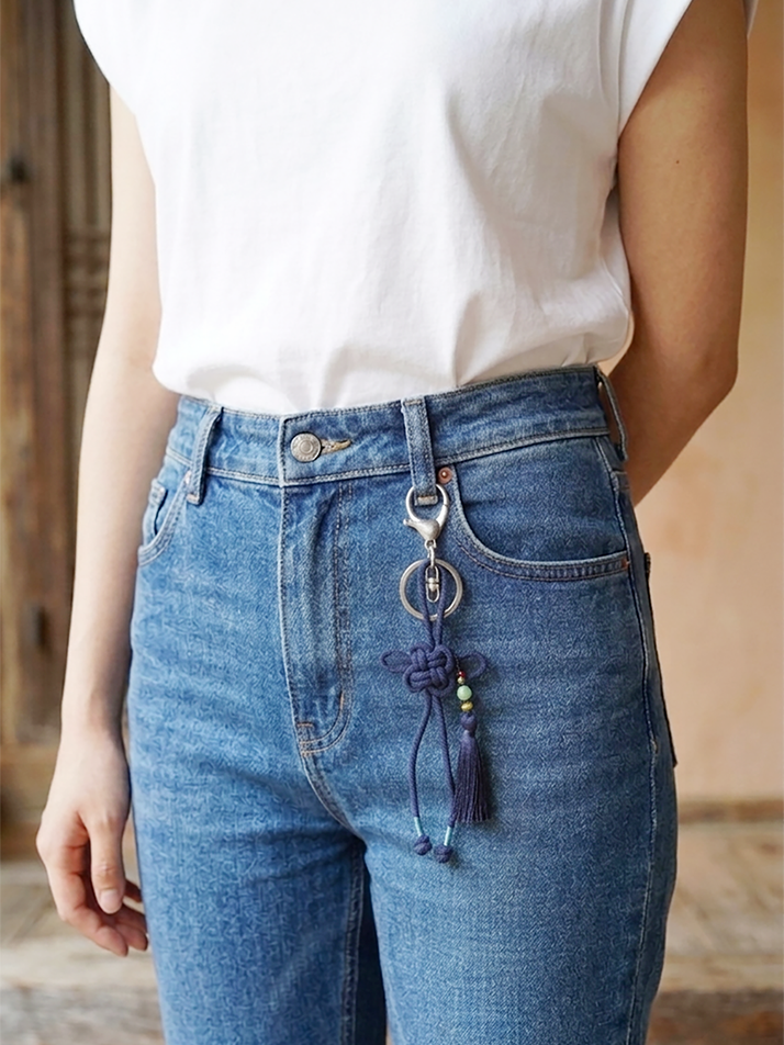 동심결 매듭 키링