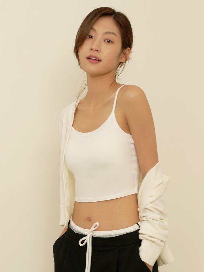 캡내장 브리즈 모달 크롭 끈나시
