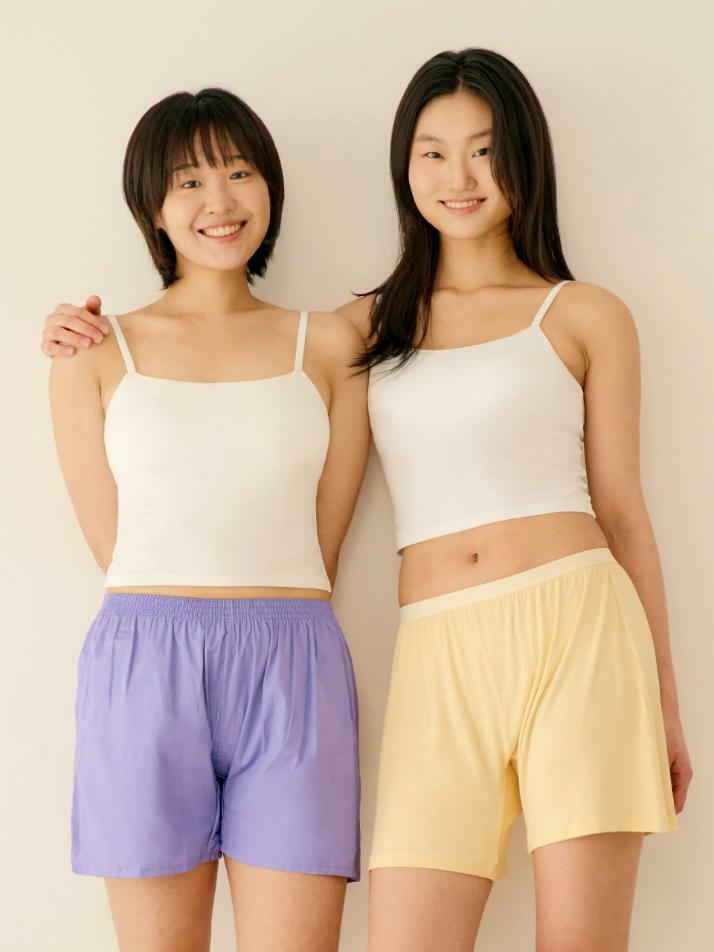 날마다 모달 코튼 캡내장 크롭 끈 조절 나시