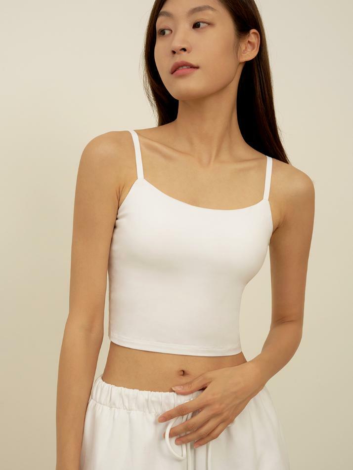 날마다 모달 코튼 캡내장 크롭 끈 조절 나시