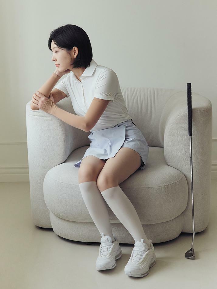 넉넉 UV 차단 올풀림방지 니삭스 골프 스타킹