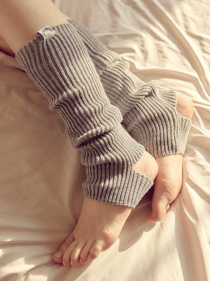 넉넉 2WAY 리브드 니트 레그워머