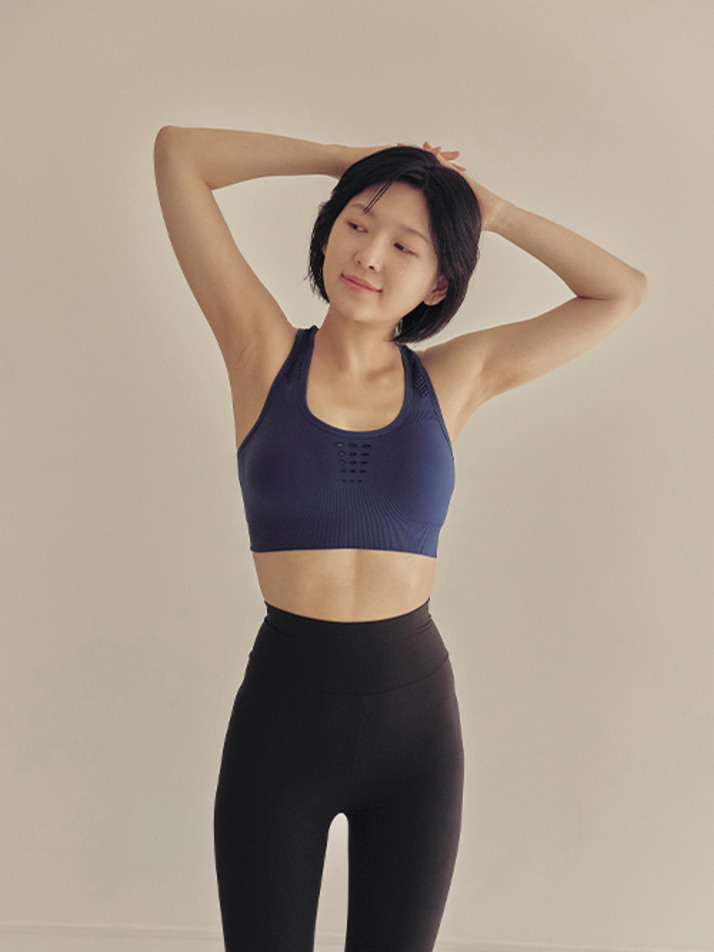 빅사이즈 노와이어 하이서포트 스포츠 브라탑