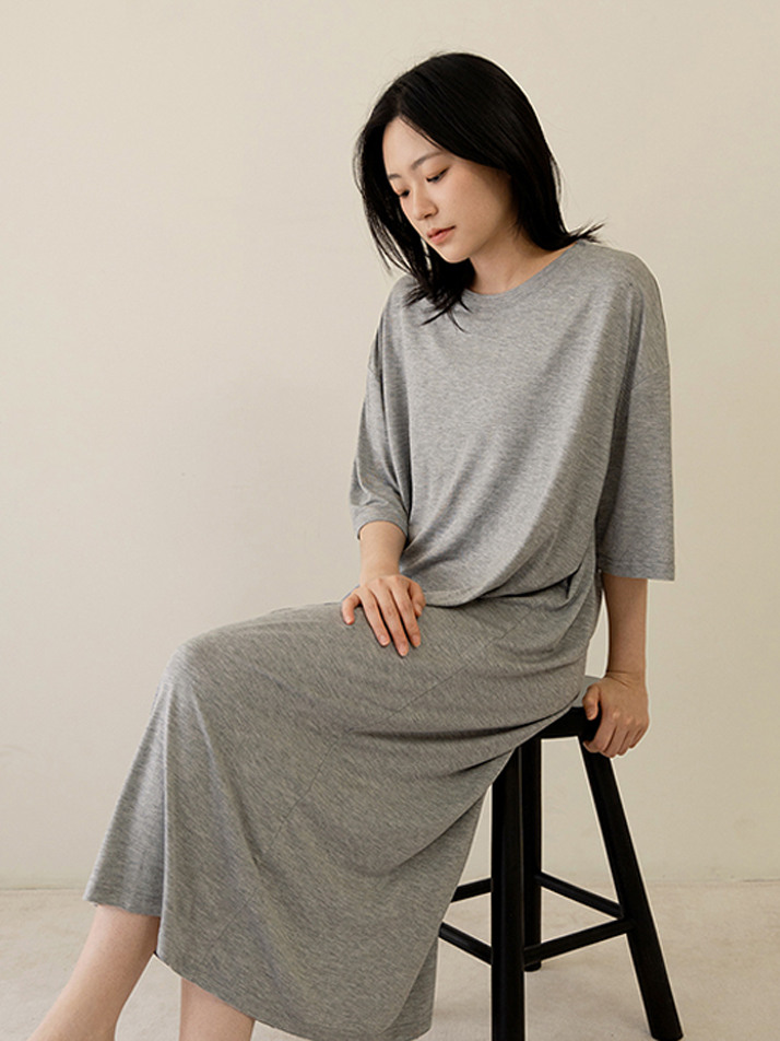 여름 라운지웨어 빅사이즈 모달 원피스