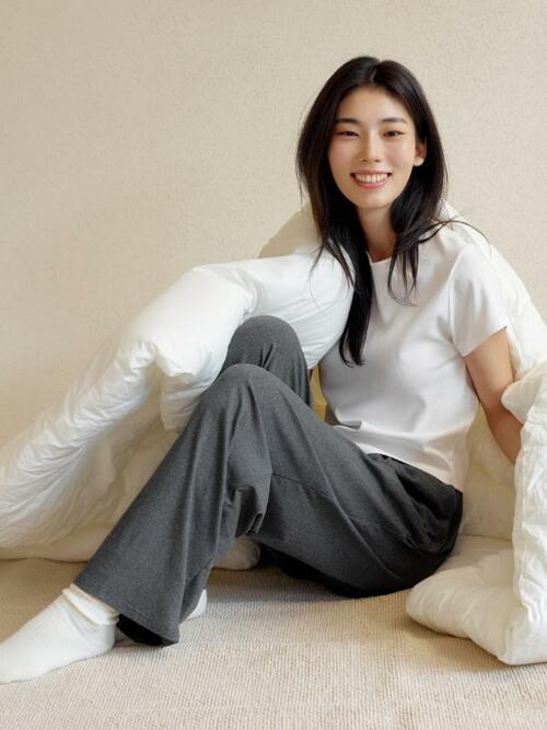 [2SET] 히트터치 홈웨어 커플 파자마 팬츠