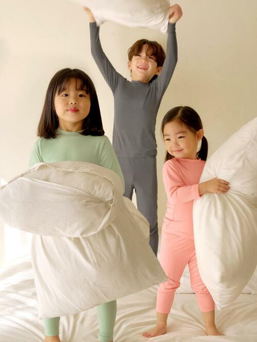 [2SET] 유아용 히트터치 키즈 보온 발열내의