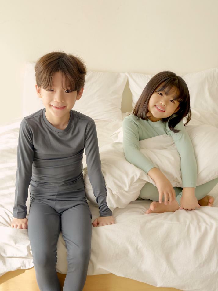 [2SET] 유아용 히트터치 키즈 보온 발열내의