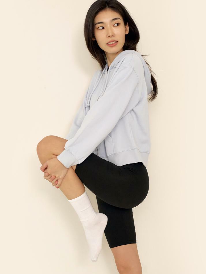 [2SET] 히트터치 하이웨스트 5부 기모 레깅스