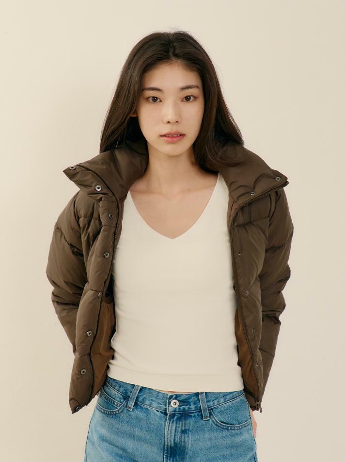 히트터치 브이넥 레이어드 긴팔 브라티