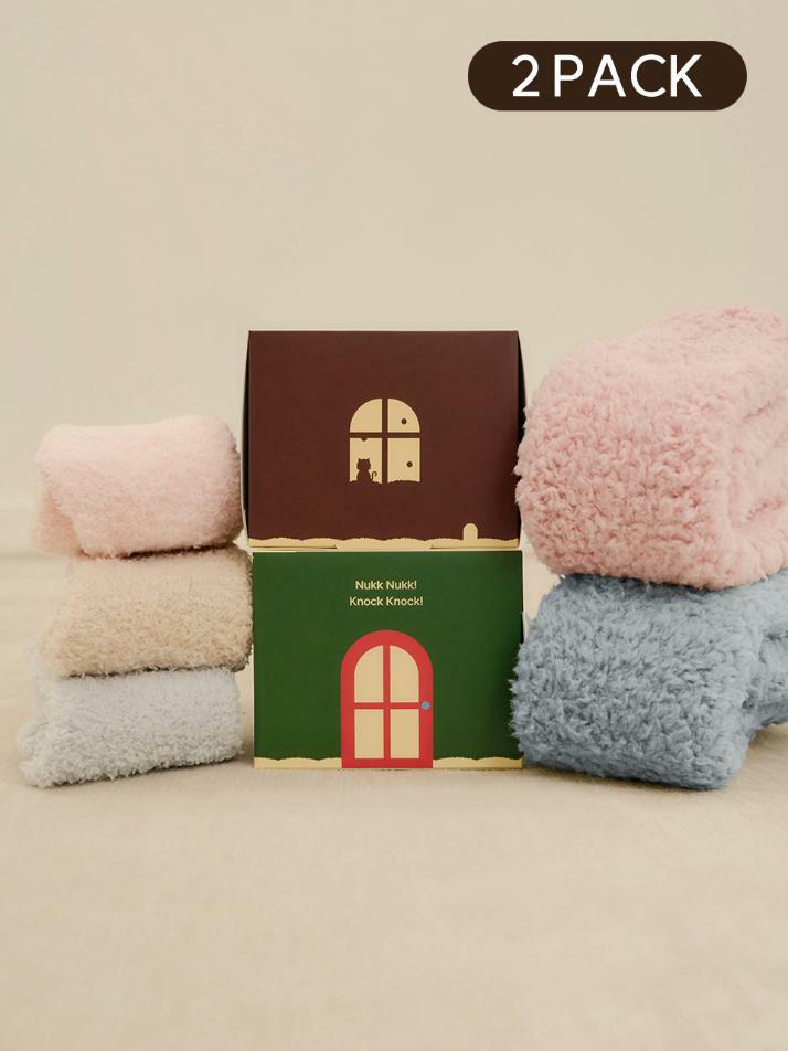 [SET] 넉넉 하우슬립 성인용 빅홈 수면양말 2매입 세트