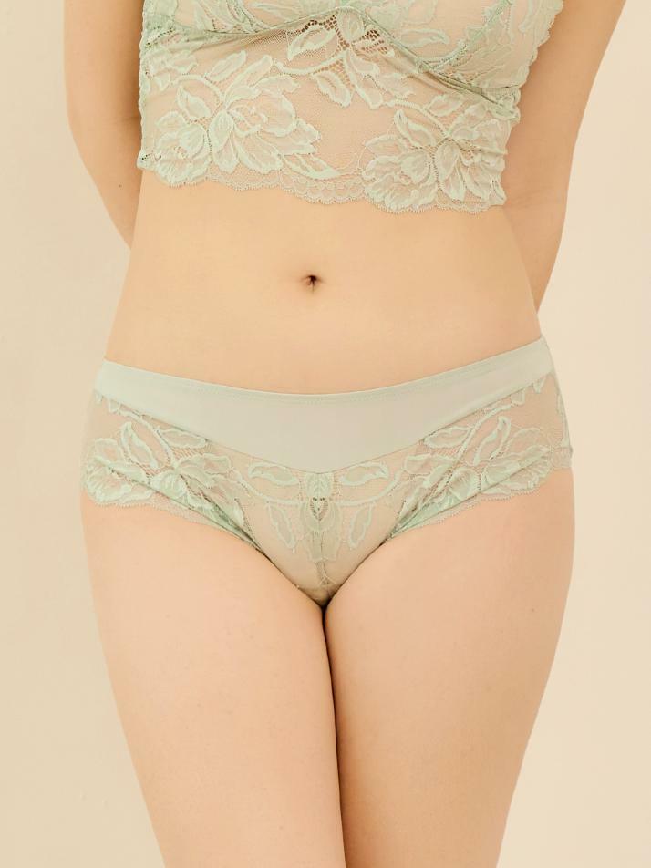 쉬어 팬티 스칼렛 시스루 레이스