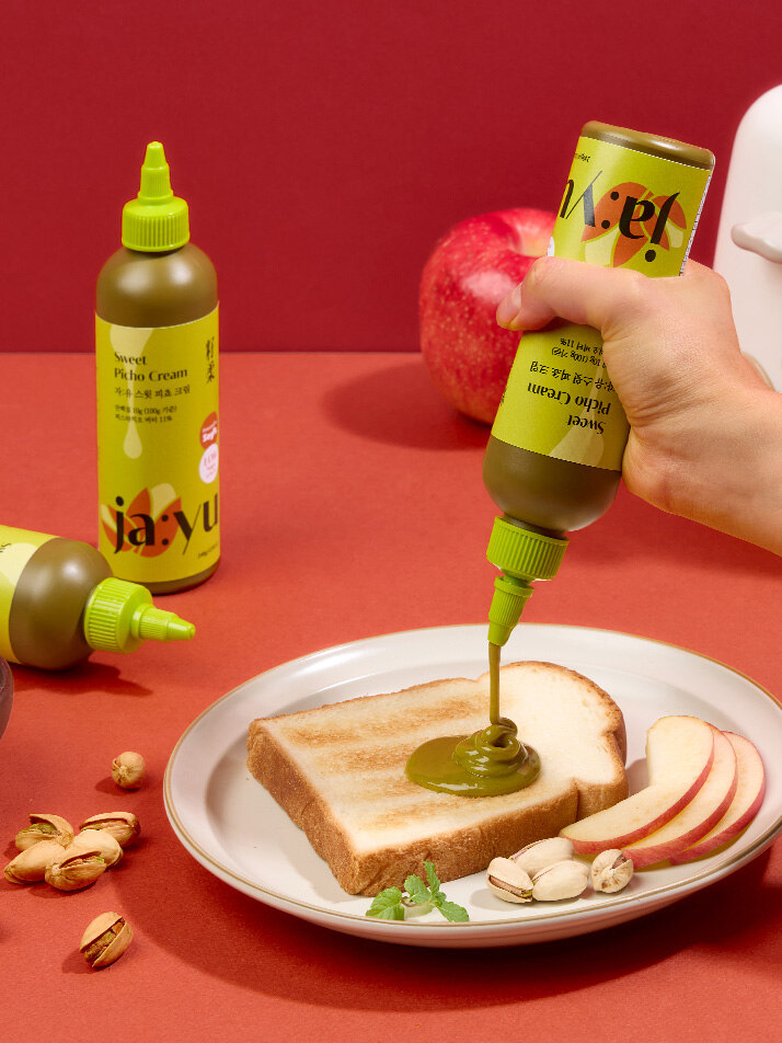 자유 스윗피쵸 저당 피스타치오 크림 240g