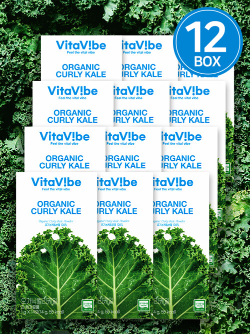 비타바이브 유기농 컬리케일 100% 폴란드산 12박스