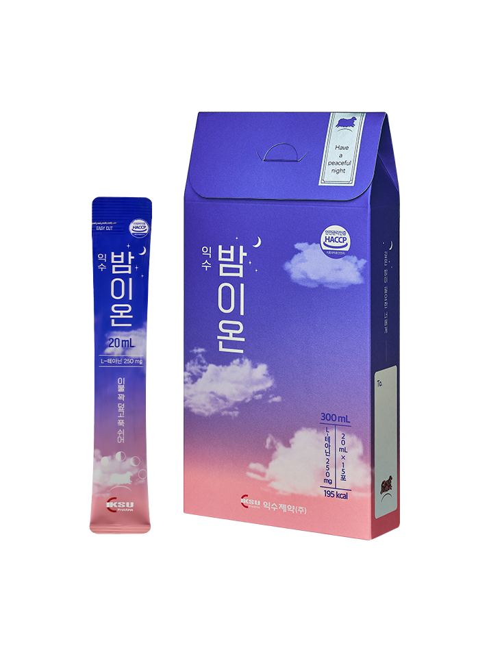 익수제약 밤이온 숙면영양제 (20ml x 15포)