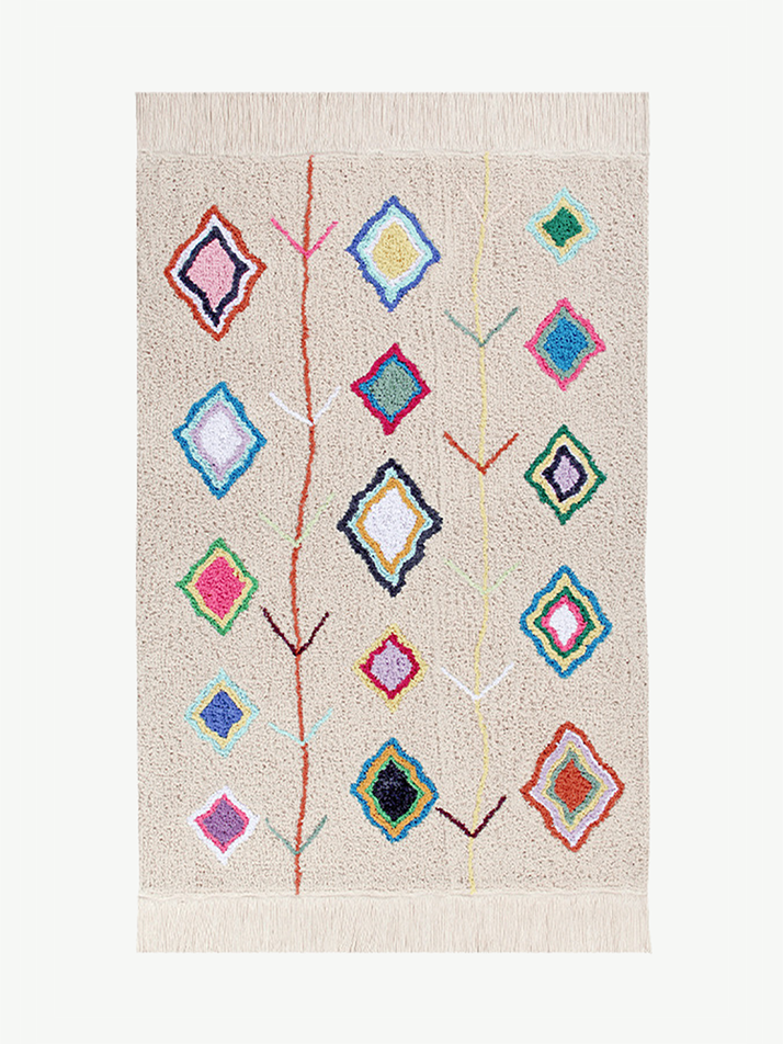 워셔블 러그 - 컬러드라인 2size