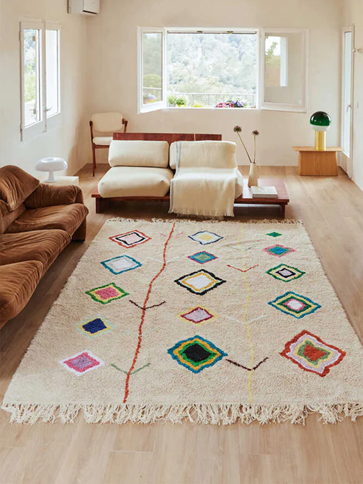 워셔블 러그 - 컬러드라인 2size