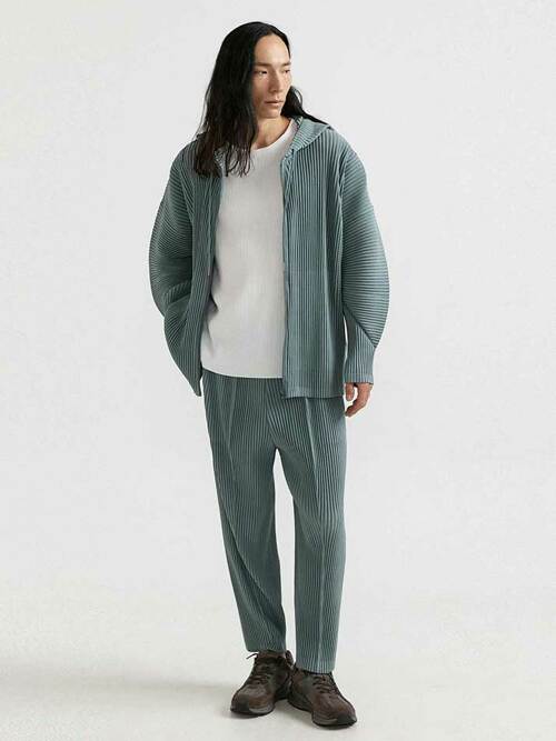 PT01X 플리츠 접이 핀턱 팬츠 [파스타치오]