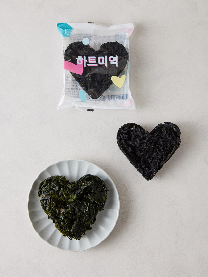 생일 축하 하트미역 선물세트