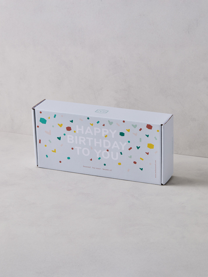 생일 축하 하트미역 선물세트