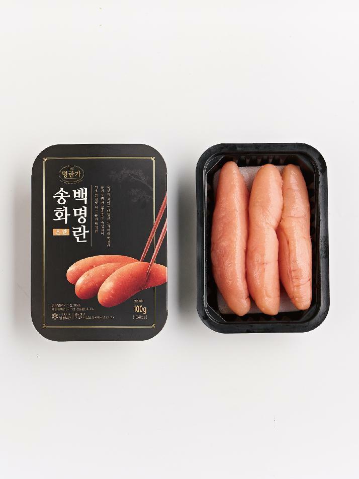 [1652 명란가] 프리미엄 송화 백명란 온란 선물세트(100g 8개입)