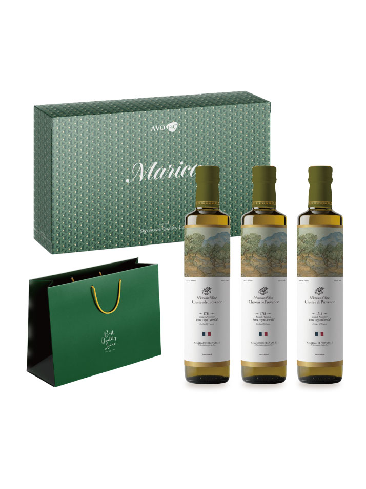 [프랑스 올리브오일] 샤토 드 프로방스 엑스트라버진 명절 선물세트 250ml 3병