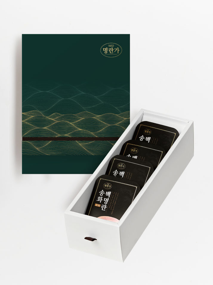 [1652 명란가] 프리미엄 송화 백명란 온란 선물세트(100g 8개입)