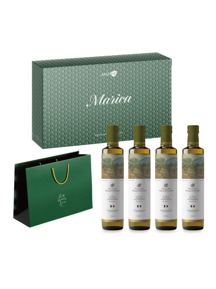 [프랑스 올리브오일] 샤토 드 프로방스 엑스트라버진 선물세트 250ml 4병