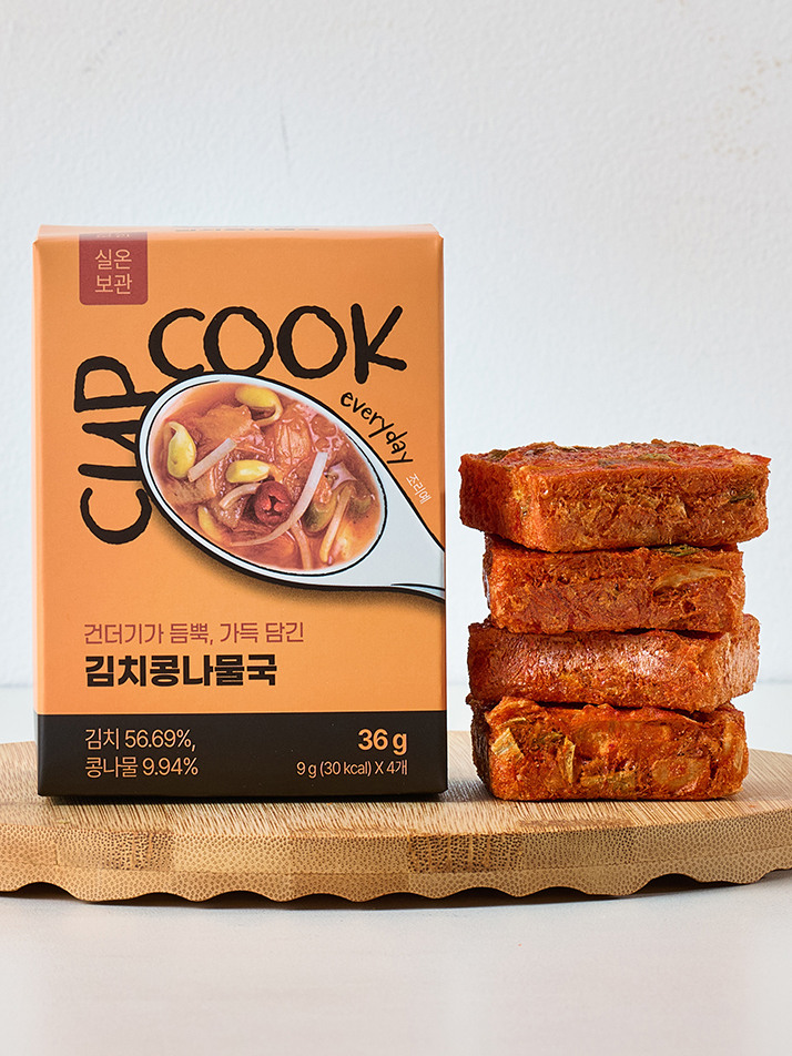 국산김치로 끊인 국보다 더 진한 프리미엄 컵쿡에브리데이 김치콩나물국(4p)*2개
