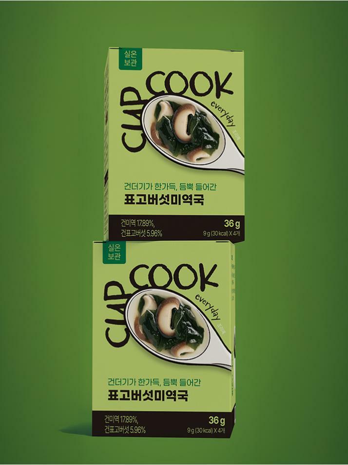 건더기 듬뿍 진하고 맛있는 프리미엄 컵쿡 에브리데이 표고버섯 미역국(4p)*2개