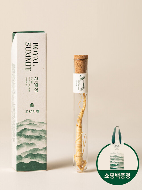 로얄서밋 산양삼 한뿌리싱글박스_풍부한 사포닌 항산화 면역 명절 부모님 선물