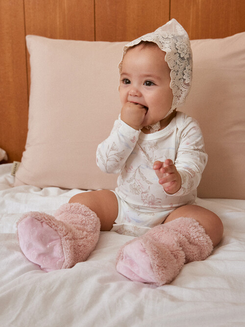 모달 뜨왈드 로즈 바디수트