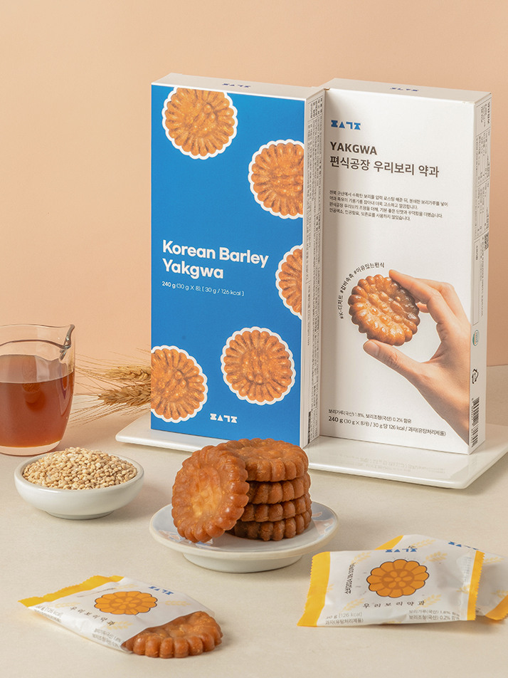 편식공장 우리보리약과 8개입