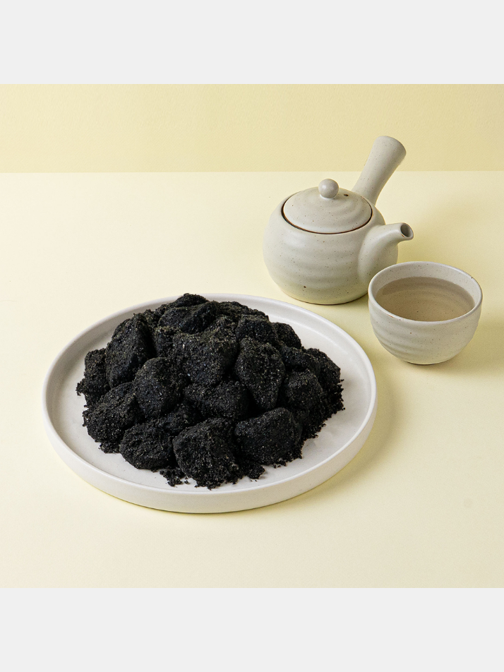 쑥 흑임자인절미 선물세트 (보자기+쇼핑백set)