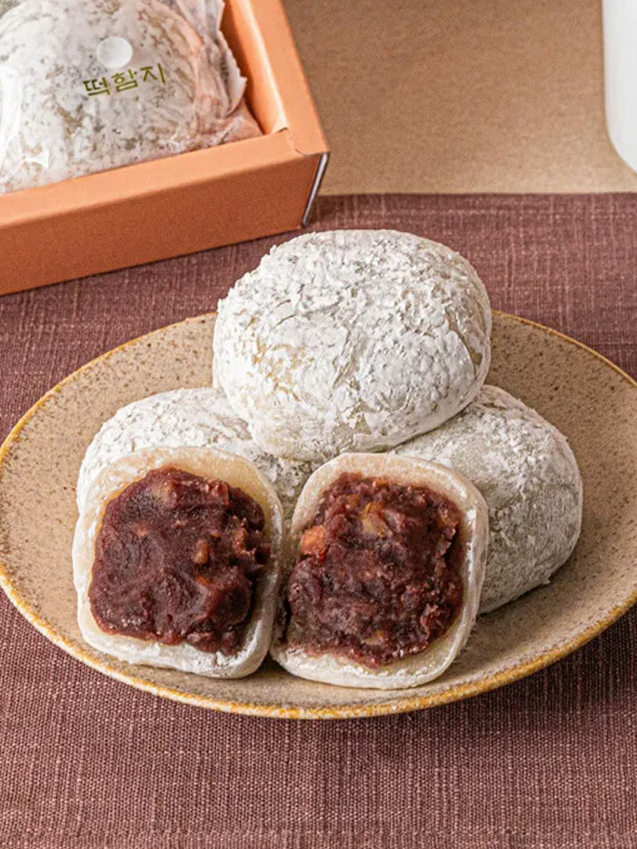 흰찹쌀떡 선물세트 (보자기+쇼핑백set)