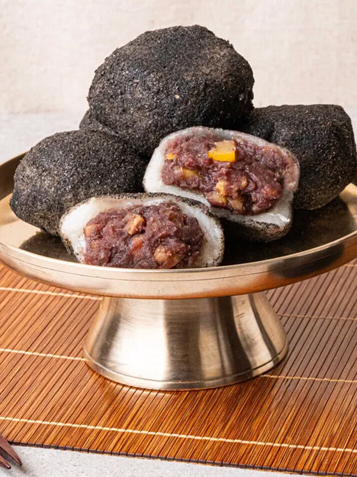 흑임자찹쌀떡 선물세트 (보자기+쇼핑백set)