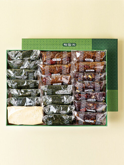 쑥인절미 영양찰떡 선물세트 (보자기+쇼핑백set)