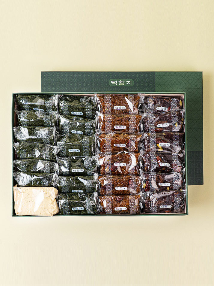 쑥인절미 영양찰떡 선물세트 (보자기+쇼핑백set)