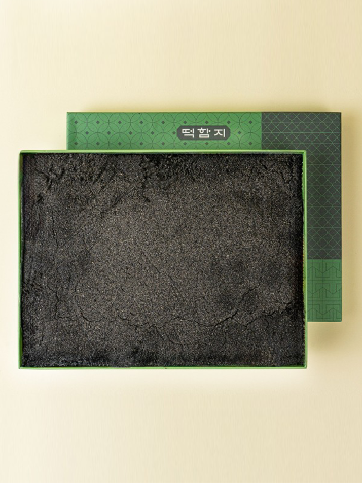 쑥인절미 쑥떡+쑥흑임자인절미 선물세트 (보자기+쇼핑백set)