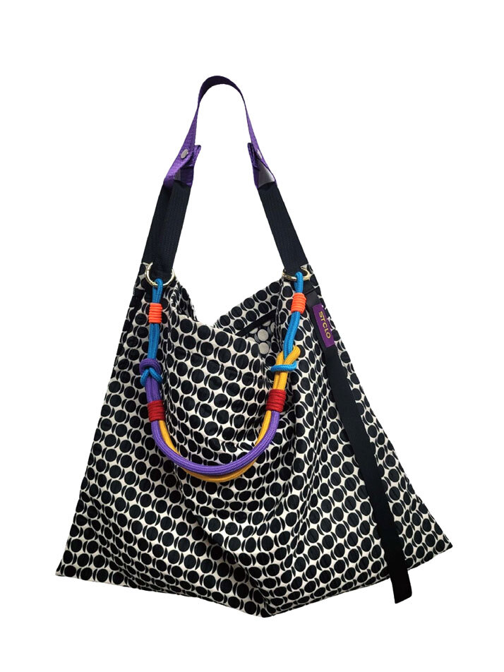 [스태비엘] 에스티클로 블랙패턴 럼백