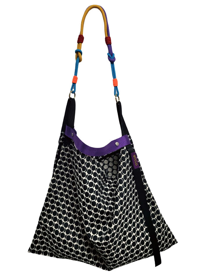 [스태비엘] 에스티클로 블랙패턴 럼백