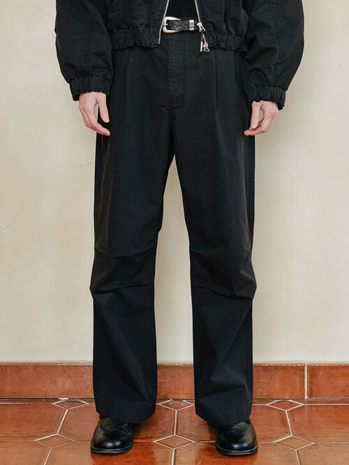 [MIJ] M-25 CREASE FIELD PANTS - BLACK