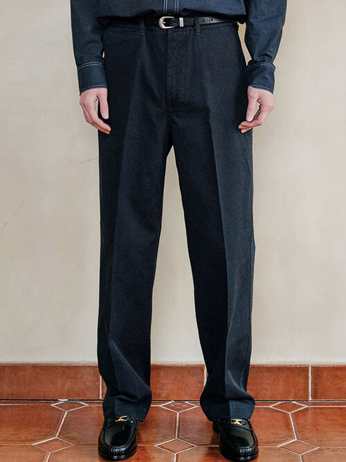 [MIJ] 25 NEW TURNO CHINO PANTS_REGULAR FIT - NAVY